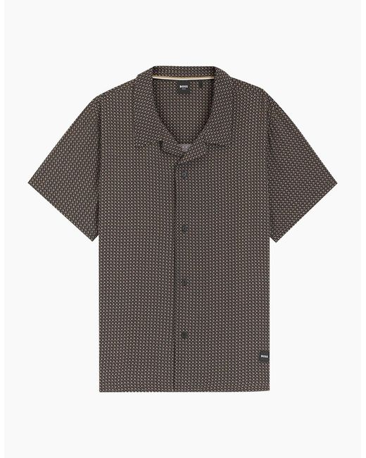 Boss Gray Boss Beach Shirt