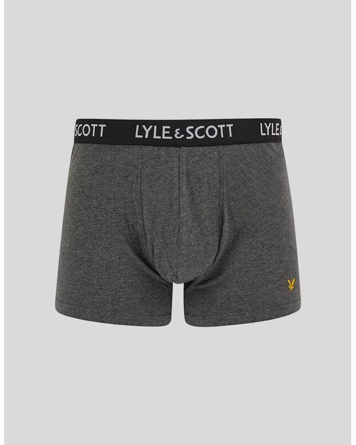 Lyle & Scott Blue 5 Pack Assorted Trunks for men