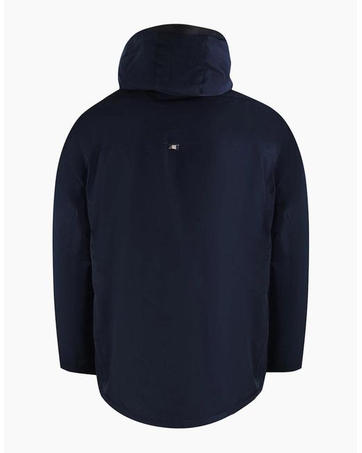 Aquascutum Blue Active Hydroid Parka Parka Jacket for men