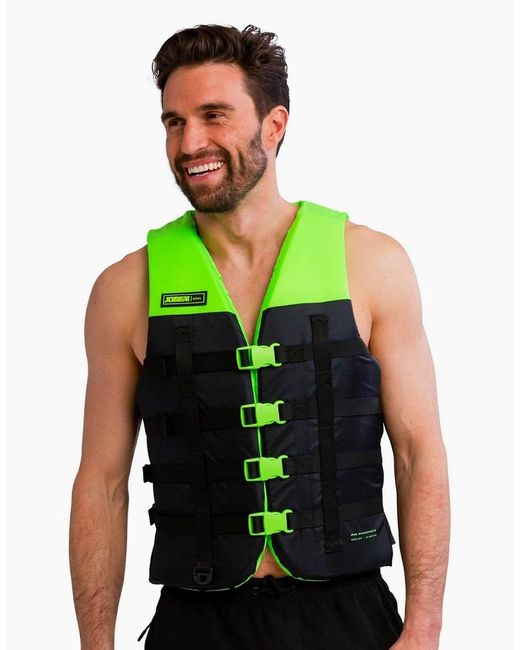 Jobe Green 4 Buckle Vest Life Vest for men