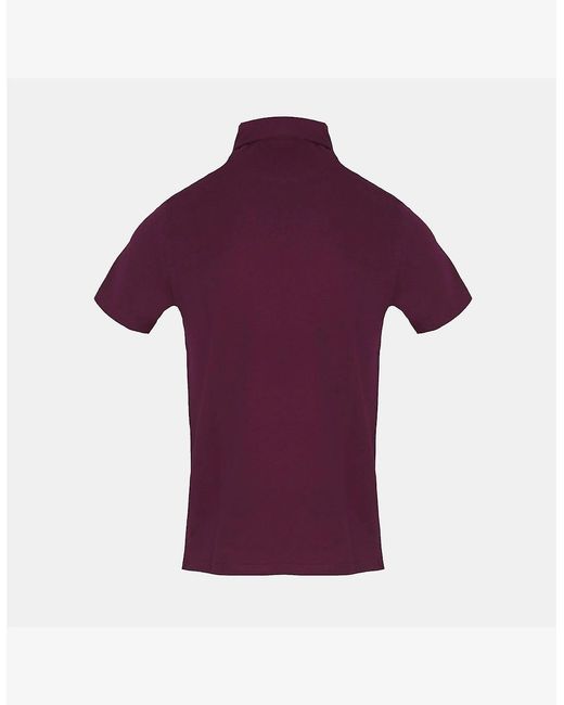 Aquascutum Purple Polo Shirt for men