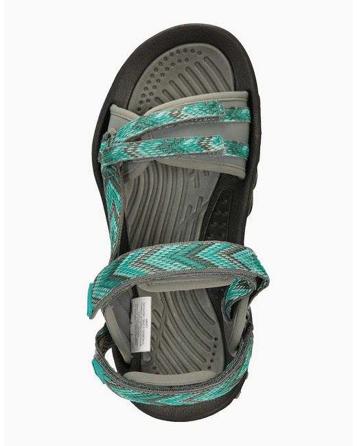 Mountain Warehouse Green Ladies Cyprus Chevron Sandals