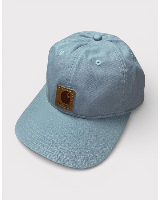 Carhartt Blue Carhartt Logo Cap Pale Jade for men