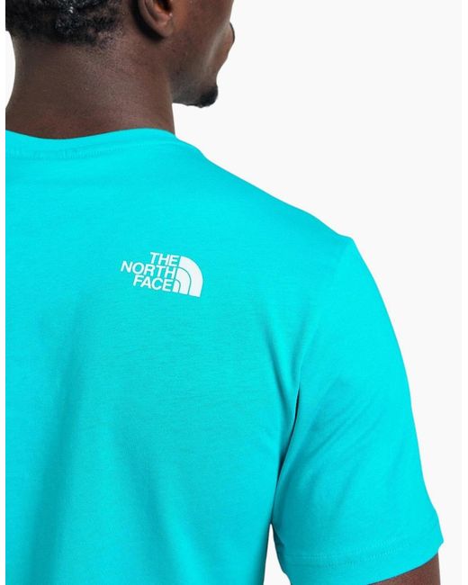 The North Face Blue T-Shirt Cotton Tee for men