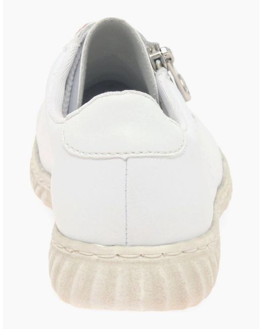 Rieker White Norma Trainers