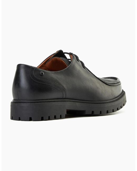 Base London Black Carbon Wallabe Shoes for men