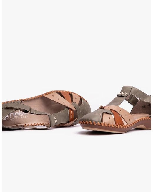 Rieker Brown M1655-54 Sandals