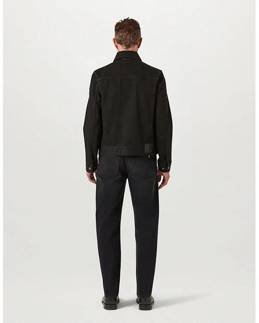 Belstaff Black Piston Trucker Jacket for men