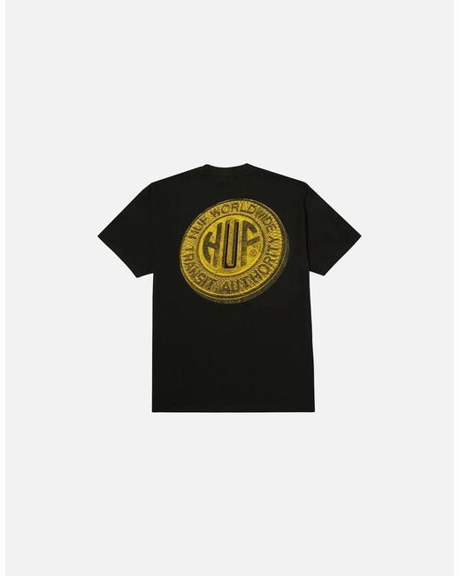 Huf Black Token S/S Tee for men