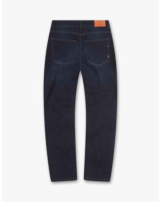 Vingt Quatre Denim Blue Vingt Quatre Slim Fit Rinse Jeans for men