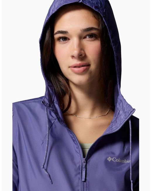 Columbia Purple Flash Forward Ii Windbreaker Jackets