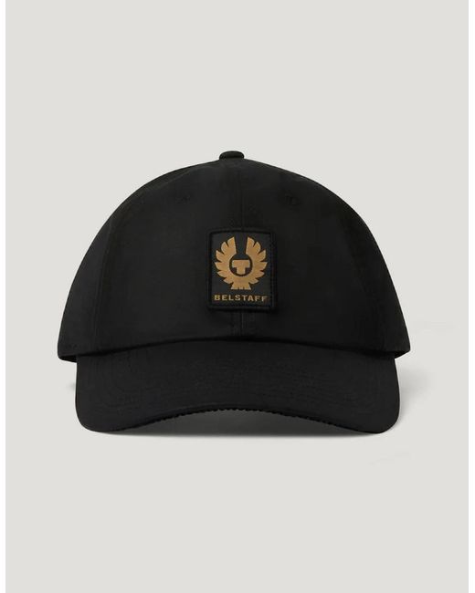 Belstaff Black Phoenix Patch Wax Cap for men