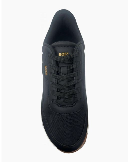Boss Blue Titanium Runn Trainers for men