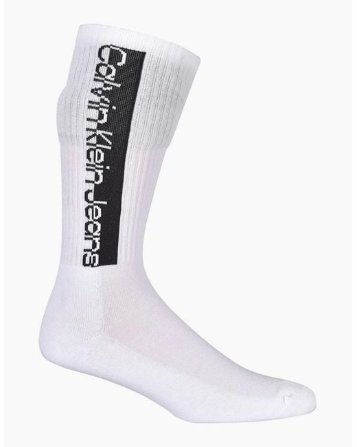 Calvin Klein Gray Jeans 3-Pack Mixed Logo Athleisure Sports Socks for men