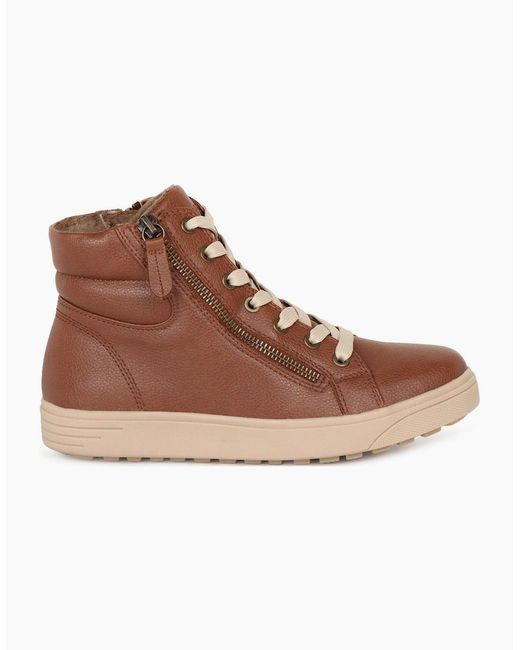 Softline Brown Philadelphia Ankle Boots