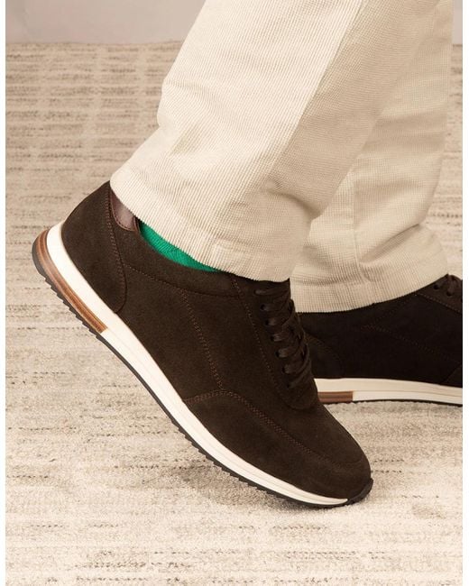 Oswin Hyde Brown Spencer Suede for men