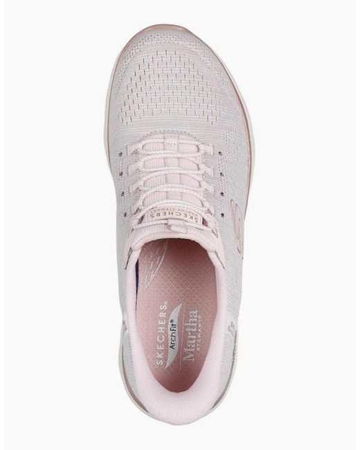 Skechers White Arch Fit Summits