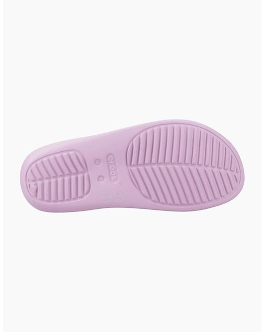 CROCSTM Purple Getaway Platform Flip Toe Post Sandals