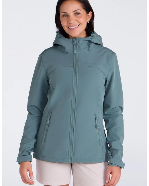 Mountain Warehouse Gray Ladies Exodus Water Resistant Soft Shell Jacket