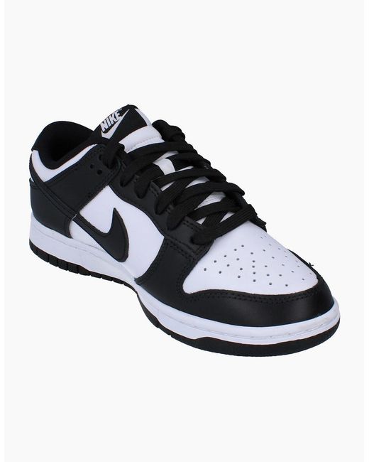Nike Black Dunk Low Retro Trainers Dd1391 100 for men