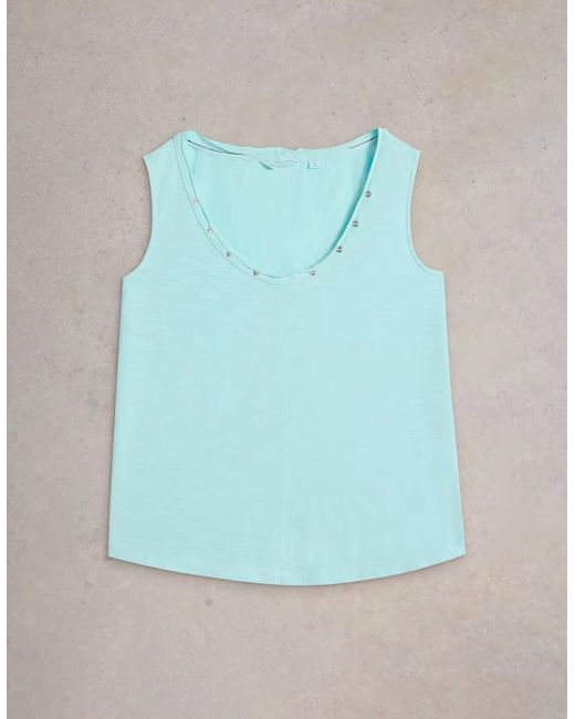 White Stuff Blue Ava Vest Light