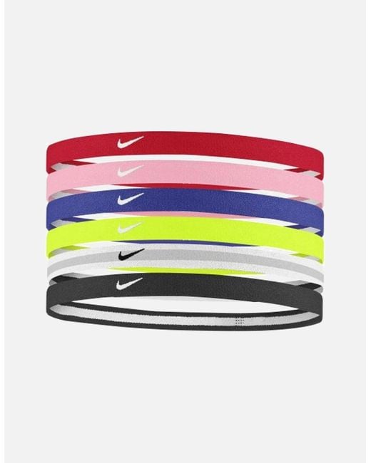 Nike Multicolor Swoosh Sports Headband (Pack Of 6) for men
