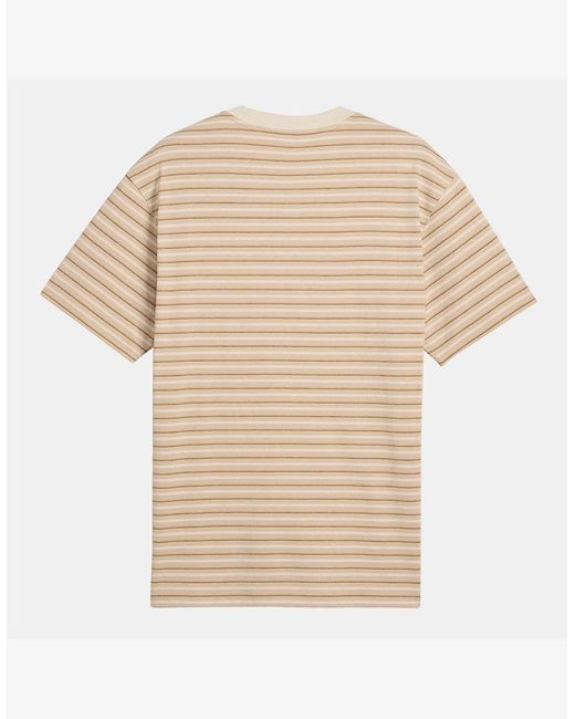 PUMA Natural Dortmund Mmq Striped T Shirt for men