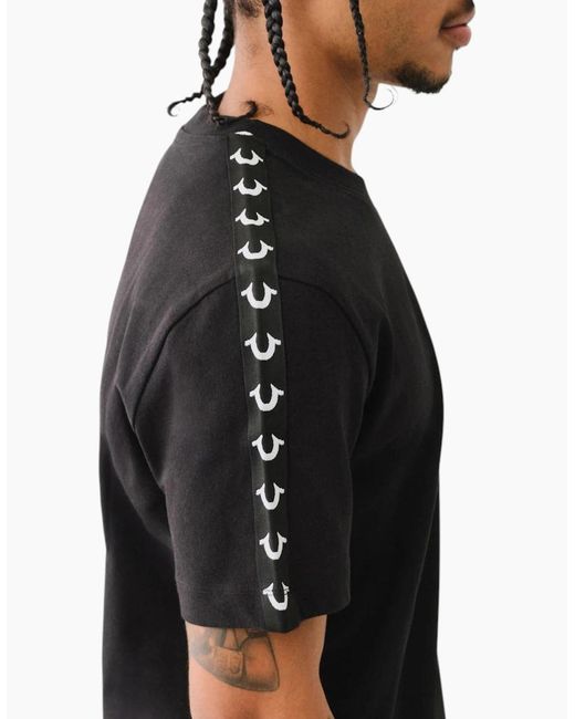 True Religion Black 10751354 T Shirts for men