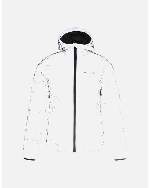 Mountain Warehouse Gray Ladies Seasons Reflective Padded Jacket