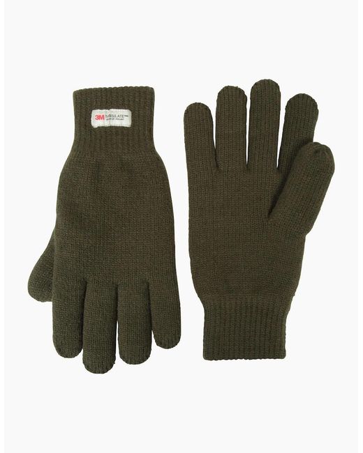 Mountain Warehouse Black Thinsulate Knitted Gloves for men