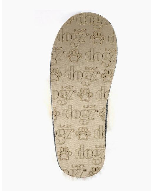 Lunar Metallic Dane Slippers