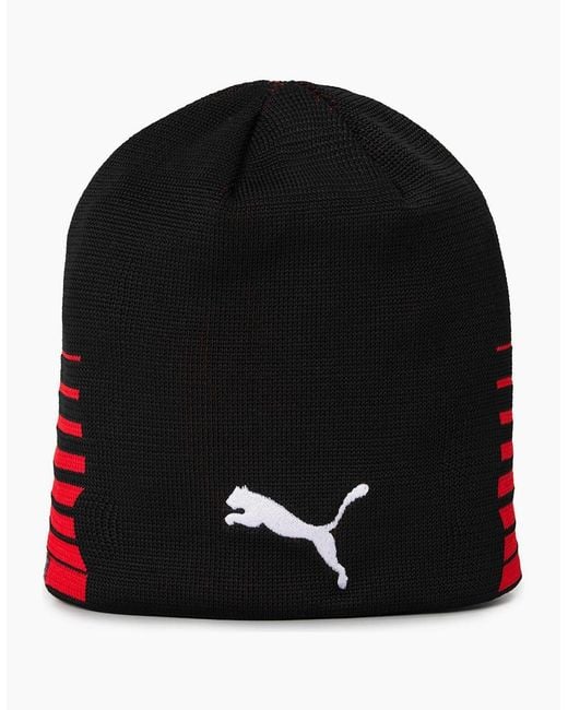 PUMA Black Liga Reversible Beanie Beany for men