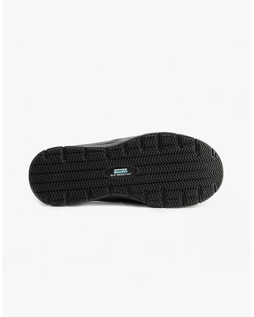 Skechers Black Work 77048Wec Flex Advantage for men