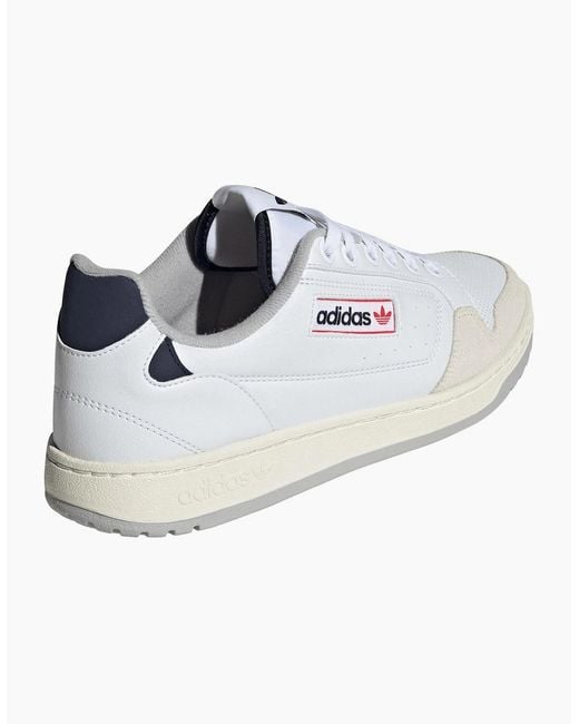 Adidas Originals White Ny 90 Low-Top Trainers