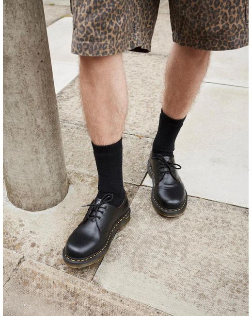 Dr. Martens Black Double Dock Sock