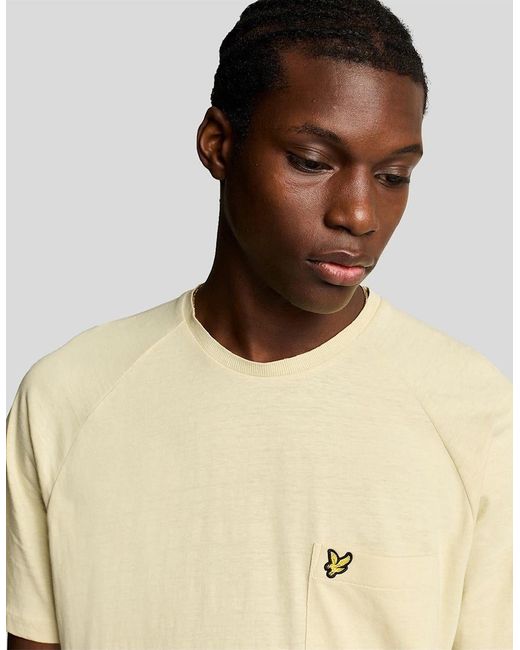 Lyle & Scott Brown Raglan Tee for men