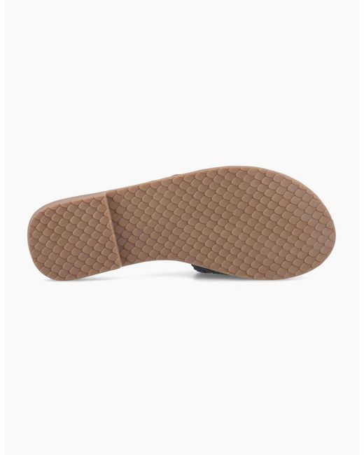 Hush Puppies Blue Hetty Wide Fit Sandals
