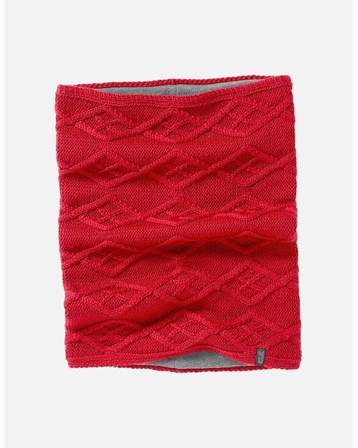 Jack Wolfskin Red Ladies Plait Loop Snood