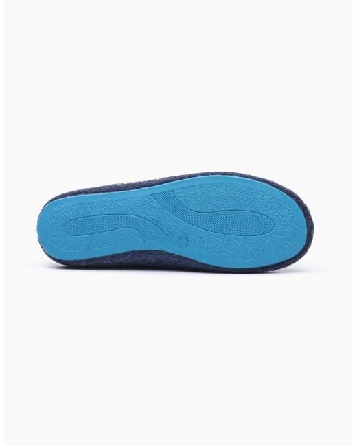 Hush Puppies Blue The Good Polyester Slippers for men