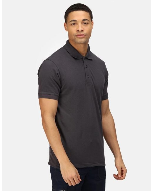 Regatta Gray Classic 65/35 Short Sleeve Polo Shirt for men