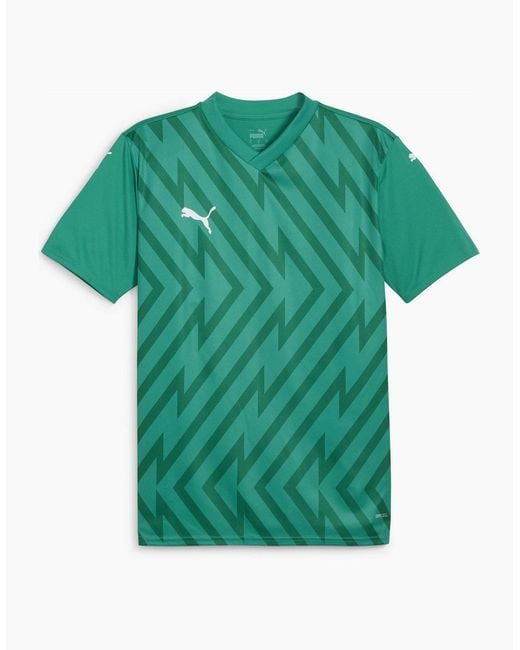 PUMA Green Teamglory Jersey T-Shirt for men