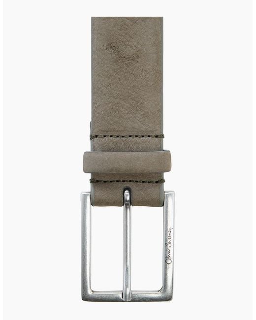 Oliver Sweeney Brown Nubuck Belt for men