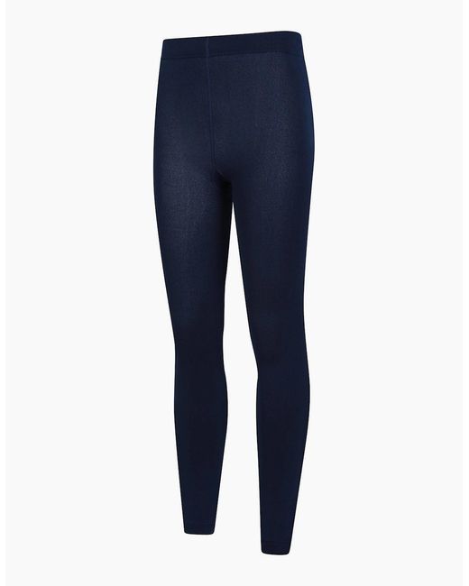Mountain Warehouse Blue Ladies Brushed Isotherm Leggings