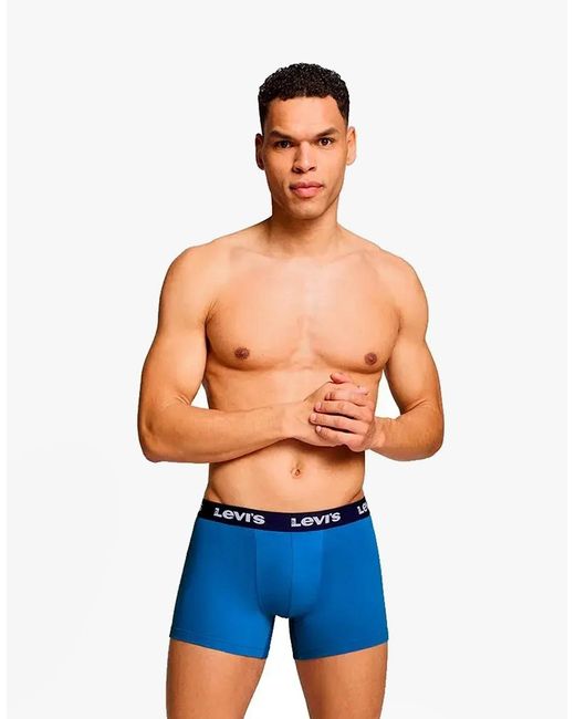Levi's Blue Levi's Repeat Logo 2 Pack Trunks Combo for men