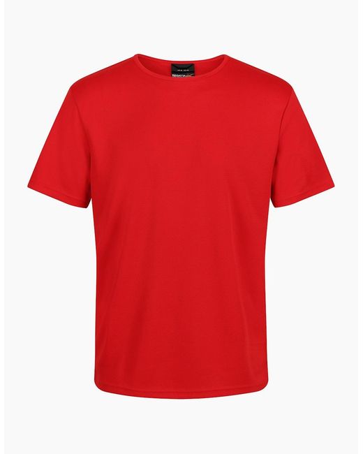 Regatta Red Professional Reflective Moisture Wicking T-Shirt for men