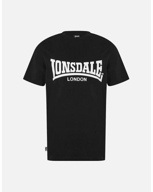 Lonsdale Multicolor T Shirts 4 Pack Bundle Crew Neck Regular Fit Summer Graphic Tee for men