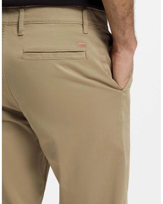 Boss Natural Boss Tapered-Fit Chinos for men