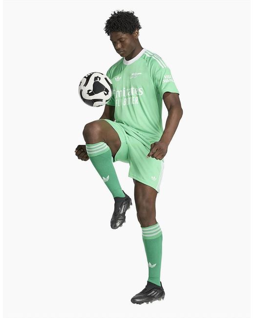 Adidas Green Afc 3 Gk Shorts for men