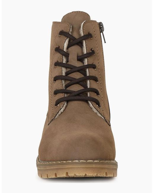 Rieker Brown Helmsley Ankle Boots