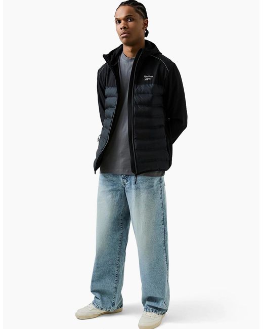 Reebok Blue Herston Hybrid Jacket for men